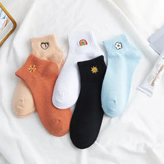 Solid Color Harajuku Socks