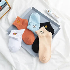 Solid Color Harajuku Socks