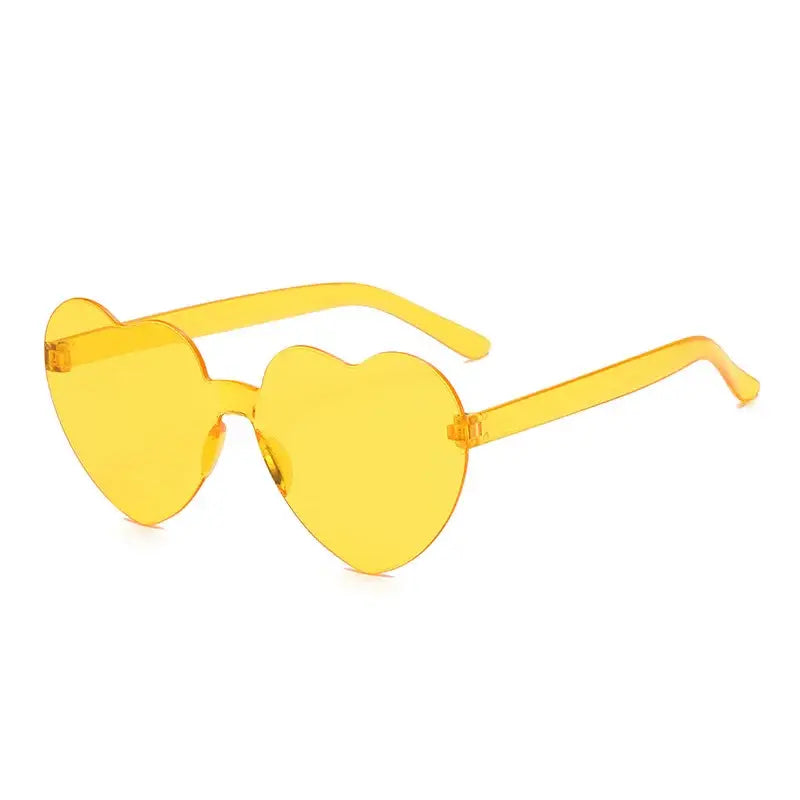 Solid Color Heart Sunglasses