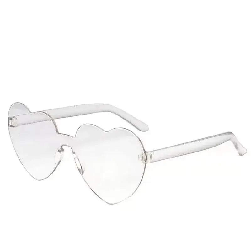 Solid Color Heart Sunglasses