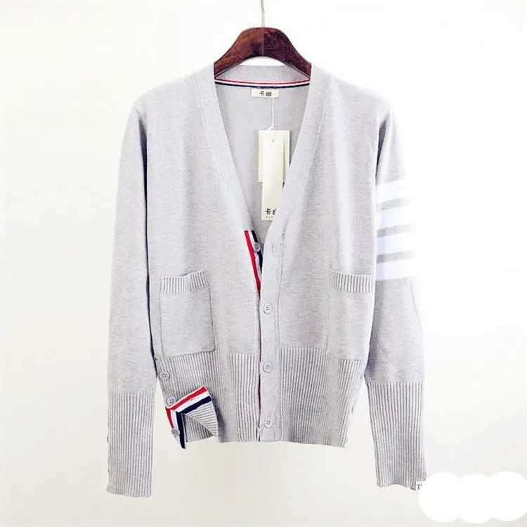 Solid Color Knitted Cardigan