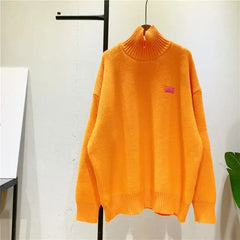 Solid Color Knitted Oversize Sweater