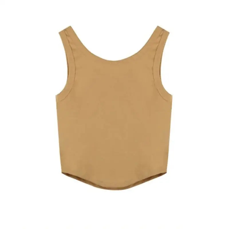 Solid Color O Neck Knit White Crop Top