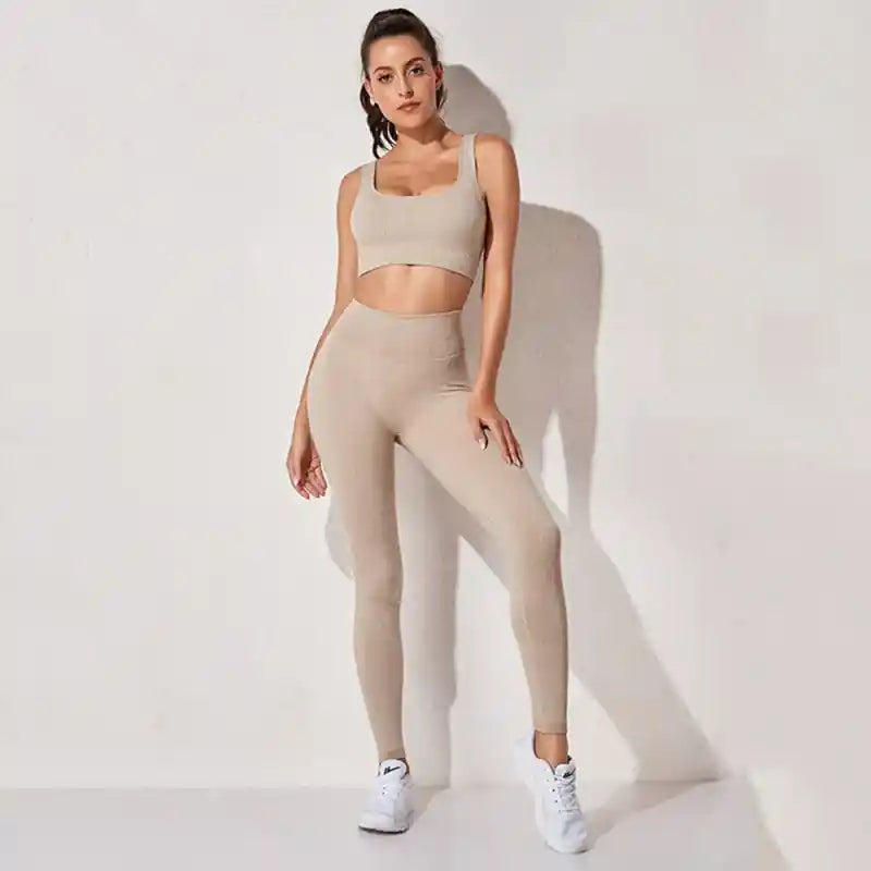 Solid Color Polyester Leggings Pants