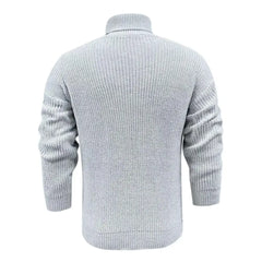 Solid Color Slim Fit Long Sleeves Turtleneck Sweater