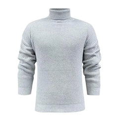 Solid Color Slim Fit Long Sleeves Turtleneck Sweater