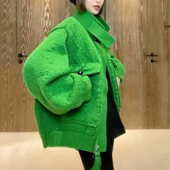 Solid Color Thickened Jacket