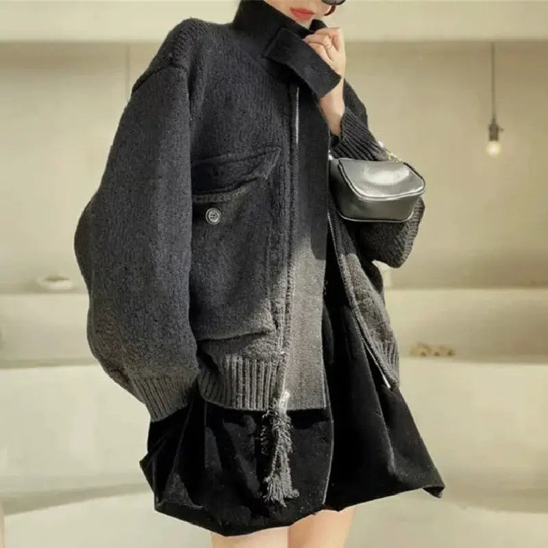 Solid Color Thickened Jacket
