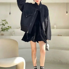 Solid Color Thickened Jacket
