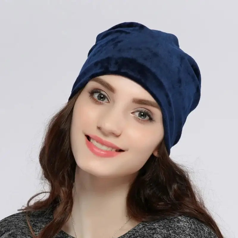 Solid Color Velvet Beanies