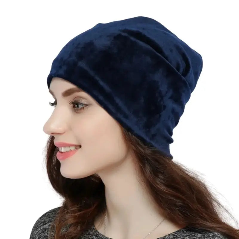 Solid Color Velvet Beanies - Beanie