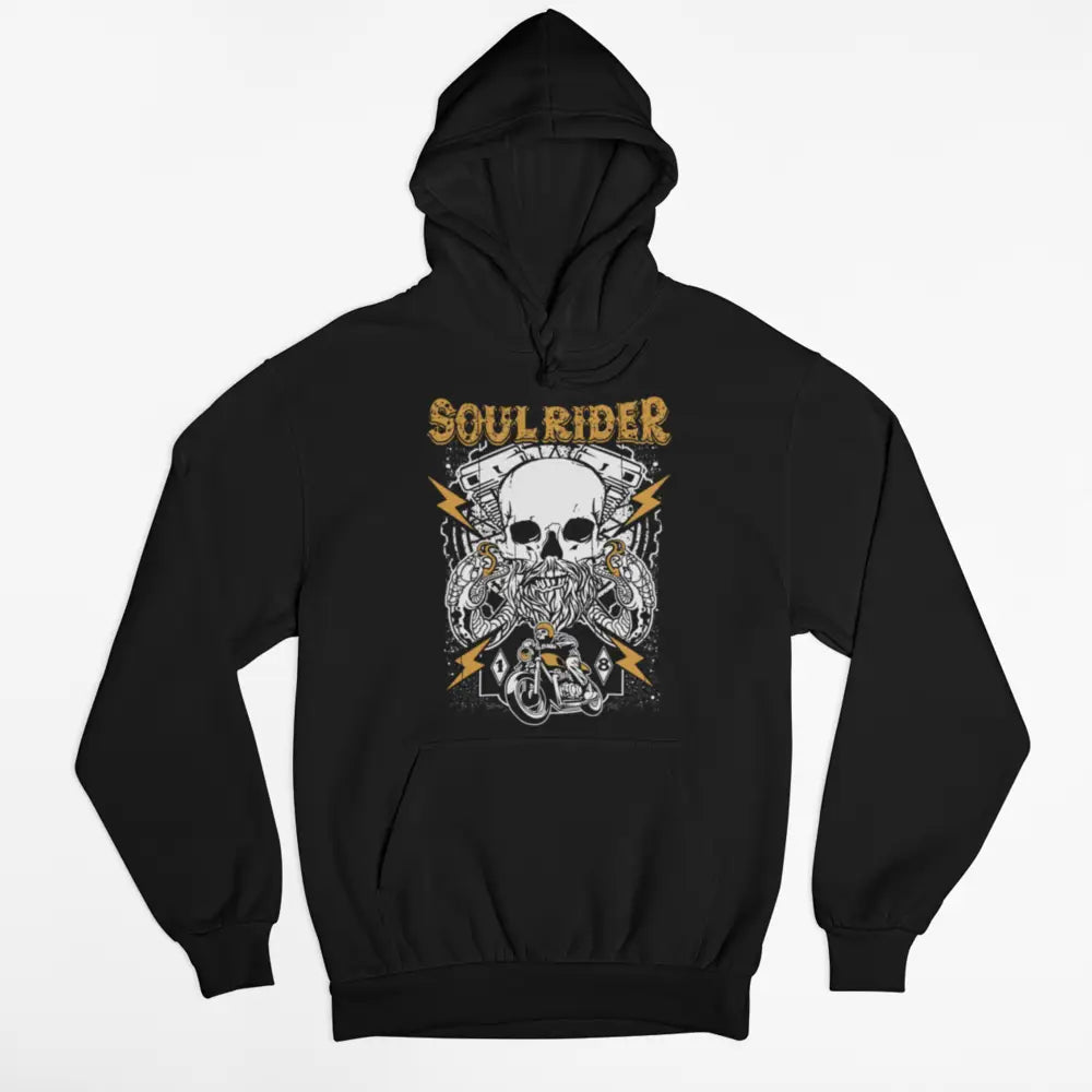 Soul Rider Urban Wear Hoodie - Black / S - hoodie