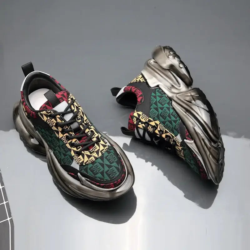 Spaceship Denim Platform Sneakers Euro Size Guide Red