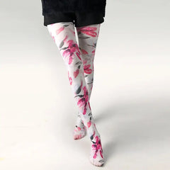 Spandex Nylon Multiple Designe Print Tights