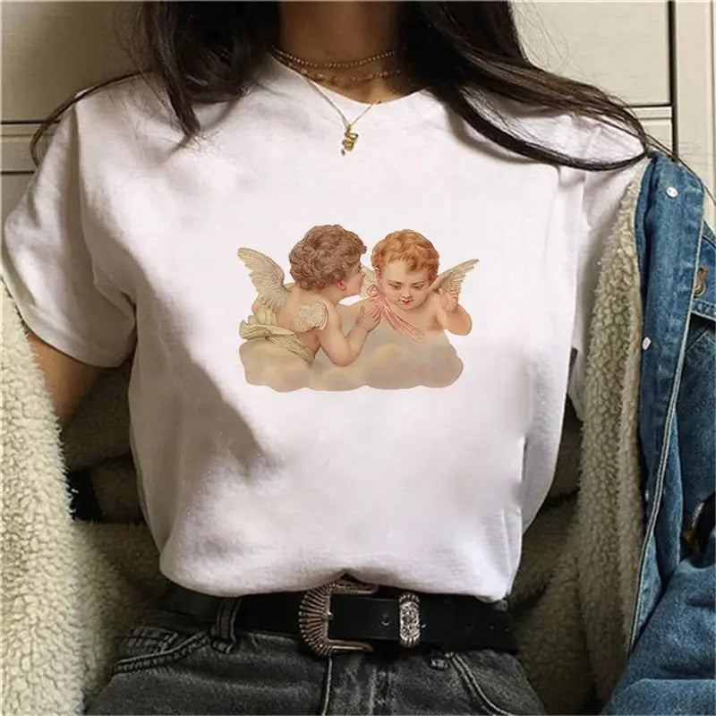 Speed Queen FIORUCCI Cupid Angel T-shirt - Pink / S