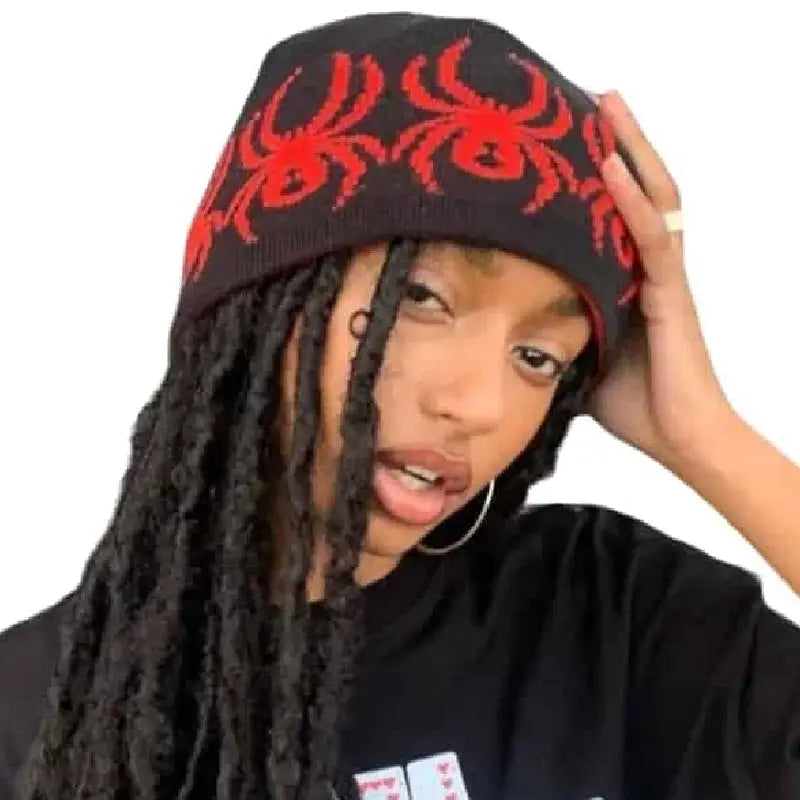 Spider Warm Knitted Beanie