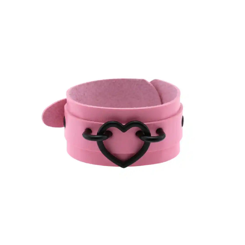 Spike Punk PU Cuff Bangles Studded Wristband Bracelets