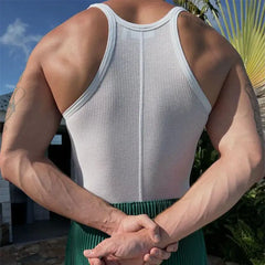 Sports Stretch fit white top - White / S - Vest