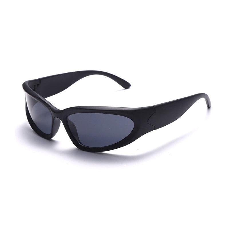 Sports Sunglasses - Black-Gray / One Size