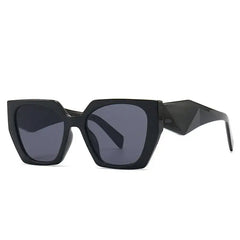 Square Gradient Sunglasses - Black