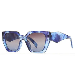 Square Gradient Sunglasses - Blue