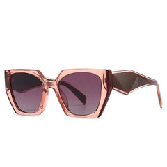 Square Gradient Sunglasses - Purple