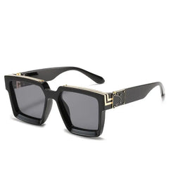 Square Sunglasses Luxury Frame Anti Glare Acetate 52mm