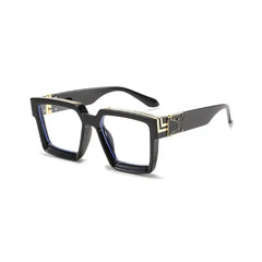 Square Sunglasses Luxury Frame Anti Glare Acetate 52mm