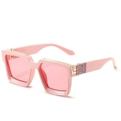 Square Sunglasses Luxury Frame Anti Glare Acetate 52mm