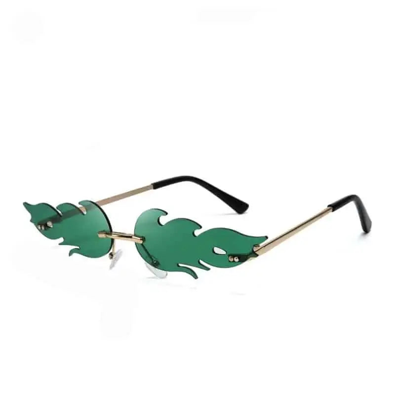 St Patrick Leprechaun Irish Shamrock Sunglasses - Flame
