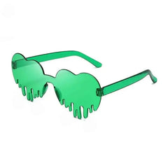 St Patrick Leprechaun Irish Shamrock Sunglasses - Melted