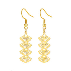 Stainless Steel Banquet Fish Hook Dangle Drop Earring