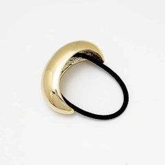 Stainless Steel Double Layer Elastic Hair Bands Gold Small