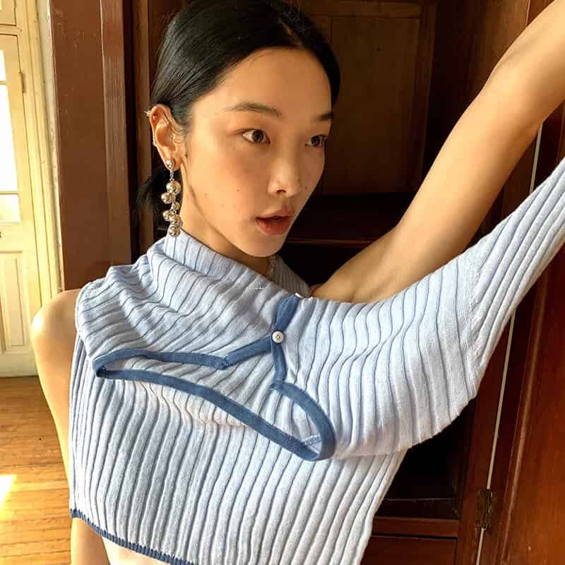 Stainless Steel Grapes Balls Long Earrings