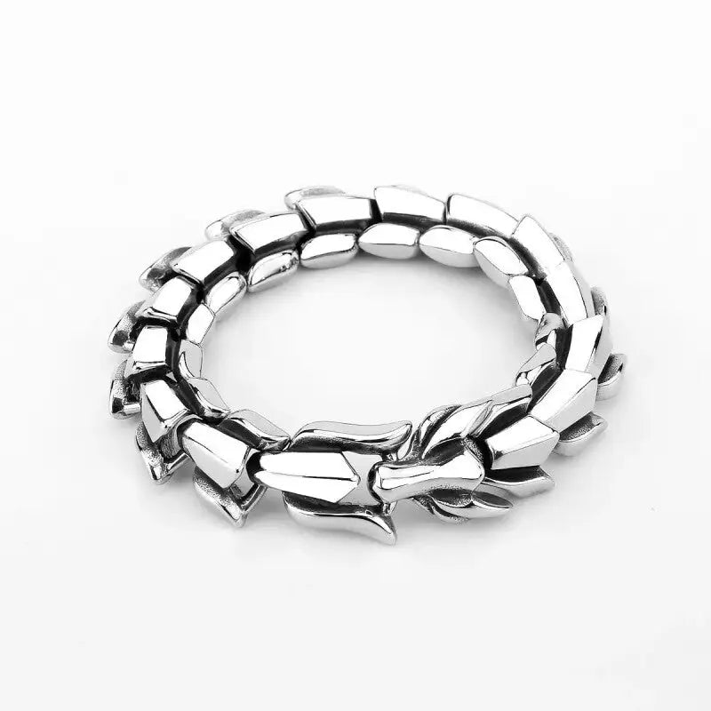 Stainless Steel Nordic Vikings Ouroboros Bracelet