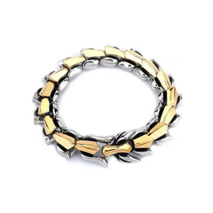 Stainless Steel Nordic Vikings Ouroboros Bracelet Cooper