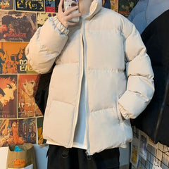 Stand Collar Harajuku Warm Winter Parka Coat