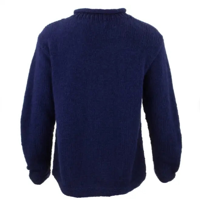 Star Round Neck Knitted Sweater