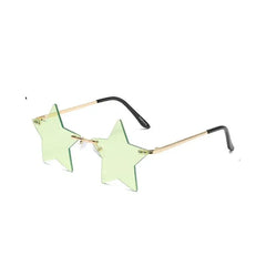 Star Shape Rimless Sunglasses