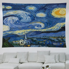 Starry Night Van Gogh Wall Tapestry