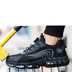 Steel Toe Rotating Button Work Shoes Euro Size