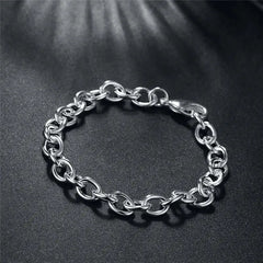 Sterling Silver Basic Chain Bracelet