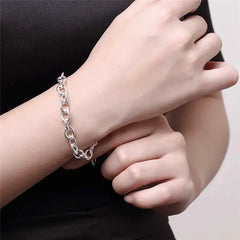 Sterling Silver Basic Chain Bracelet