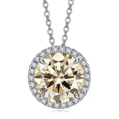 Sterling Silver Necklace with Classic Gemstones