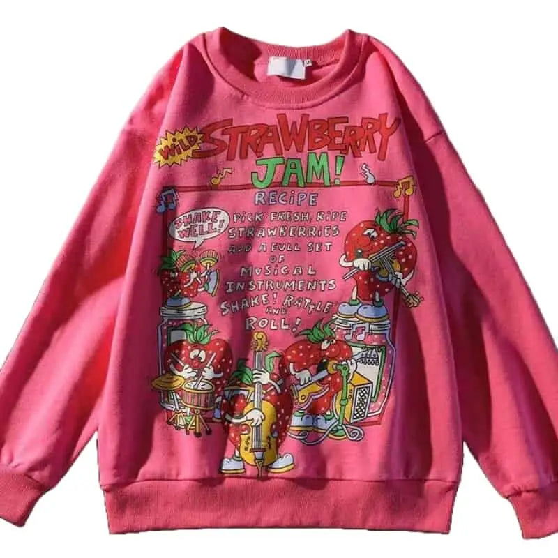 Strawberry Jam Recipe Sweatshirt