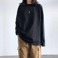 Streetwear Oversize Polo Neck Sweatshirt