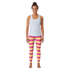 Stripes High Waist Sport Ankle Legging