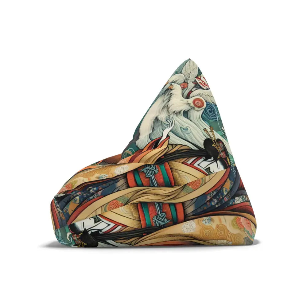 Stunning Area Rug Featuring Intricate Yokai Art