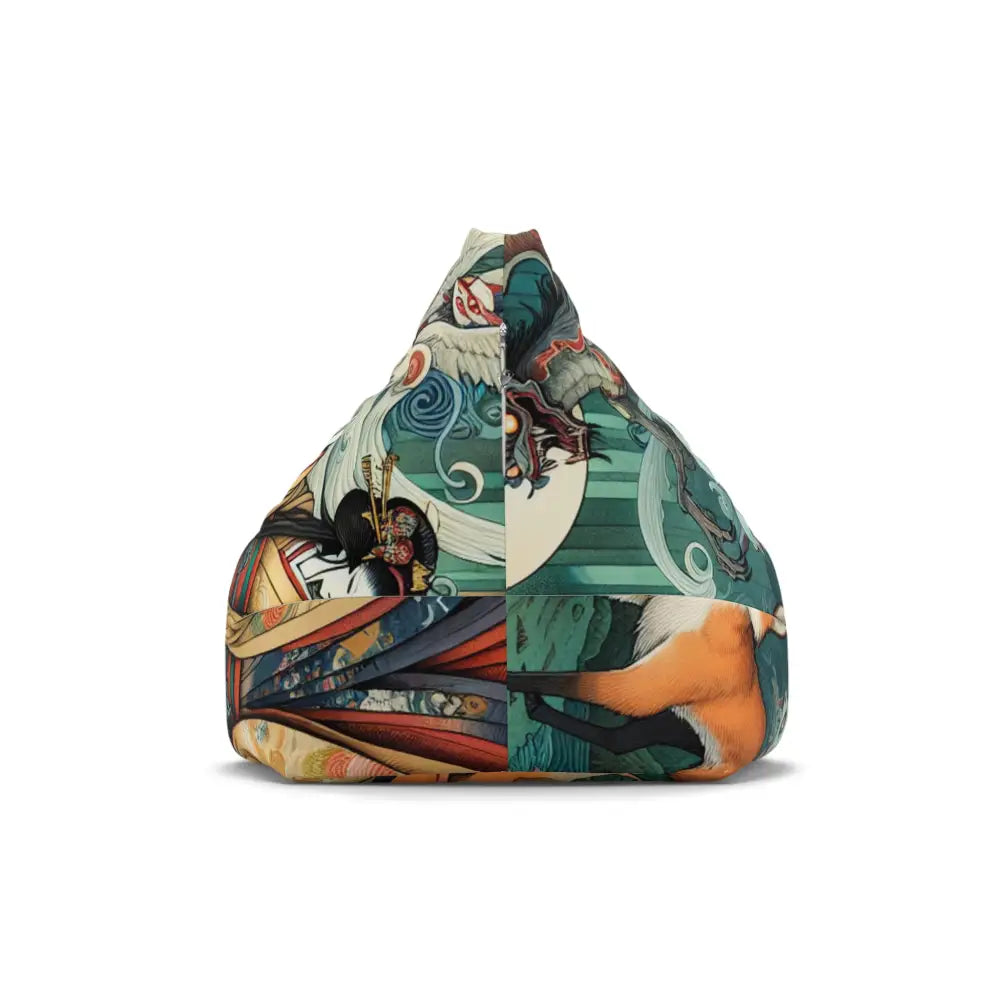 Stunning Area Rug Featuring Intricate Yokai Art