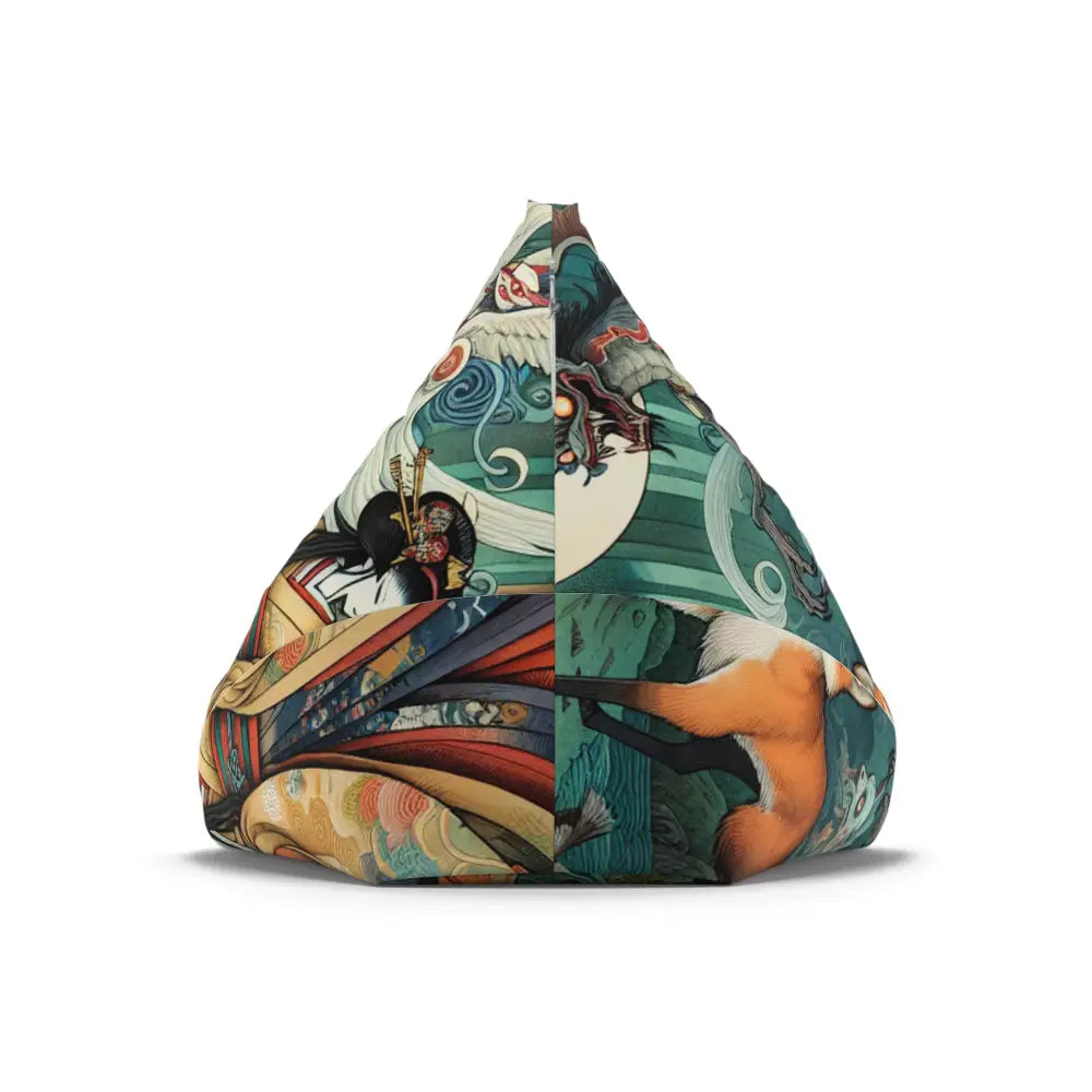 Stunning Area Rug Featuring Intricate Yokai Art